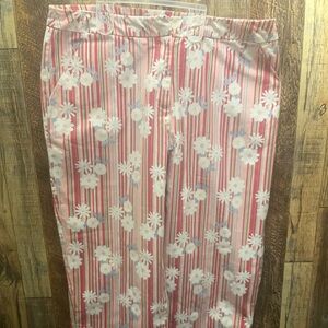 Duck head flowered pants